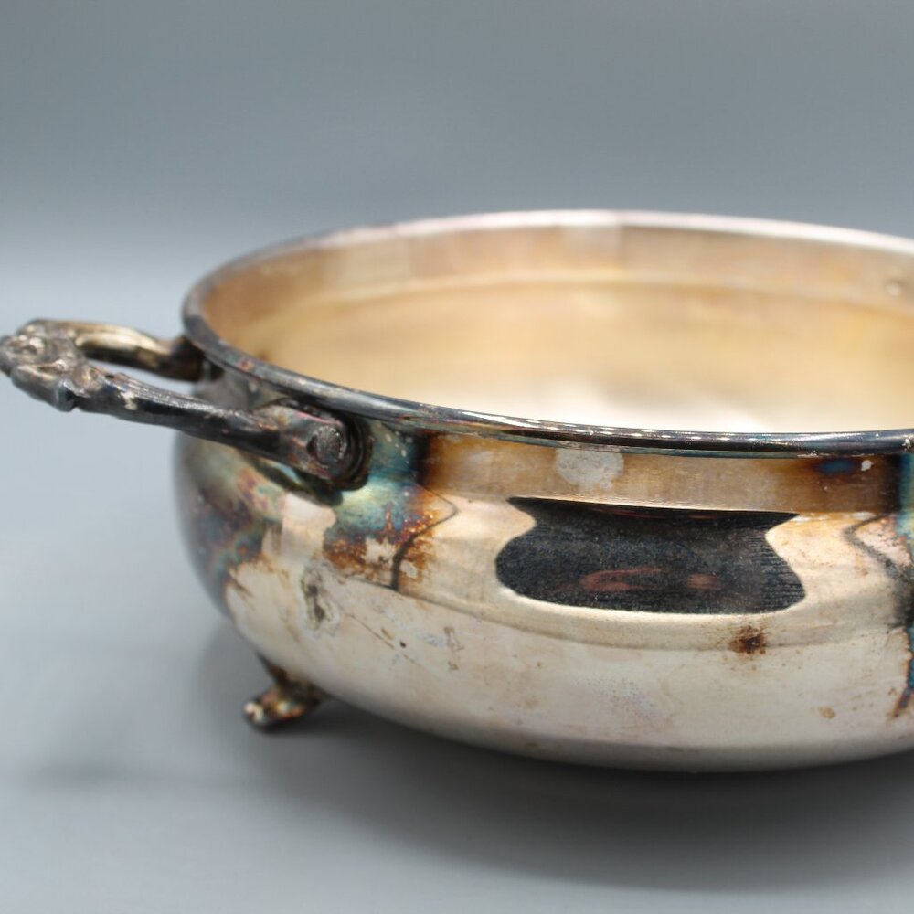 Silver Plate Casserole Dish Tureen (NO Lid) by English Silver MFG Corp - SLV312